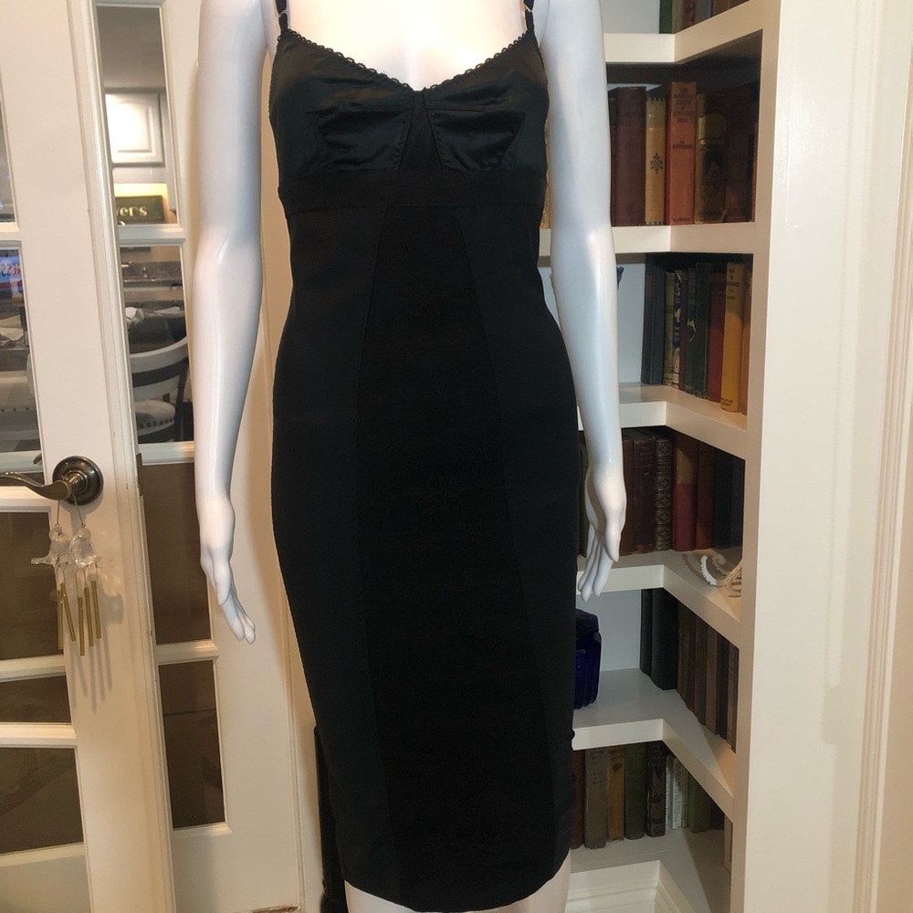 💎 Dolce & Gabbana Black Bustier Dress